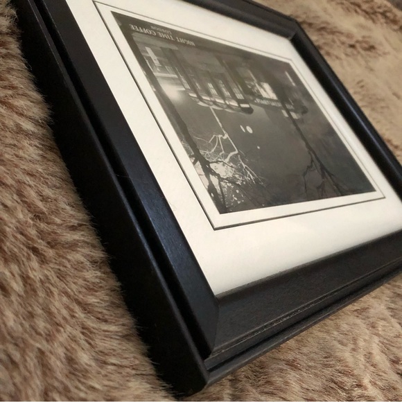 LONDON Framed Black & White Print, NIGHT TIME COFFEE - Series # 27606 - Picture 7 of 8